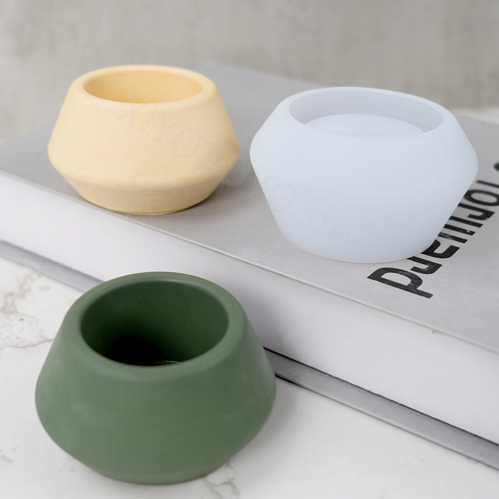 Coaster Mold Round - 家の装飾のための丸いボウルの収納ボックス,シリコン型,特許取得済みのキャンドルの製造,コンクリートのセメント金,DIY,樹脂の植木鉢