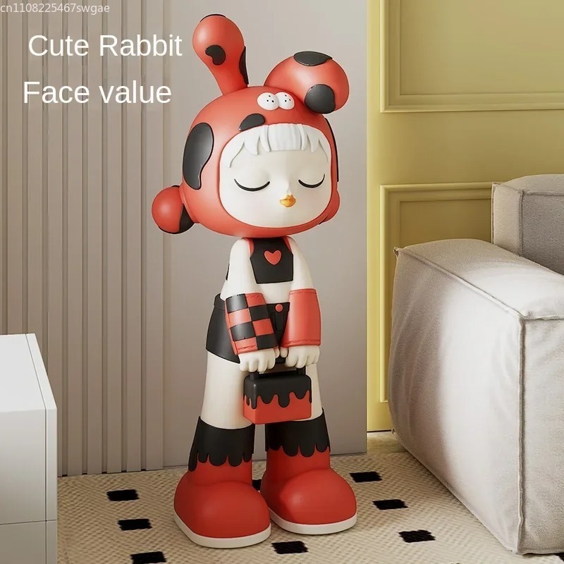 アートカートゥーンガール像 室内ファッションキャラクターモデ - Resin Crafts のレビューと価格