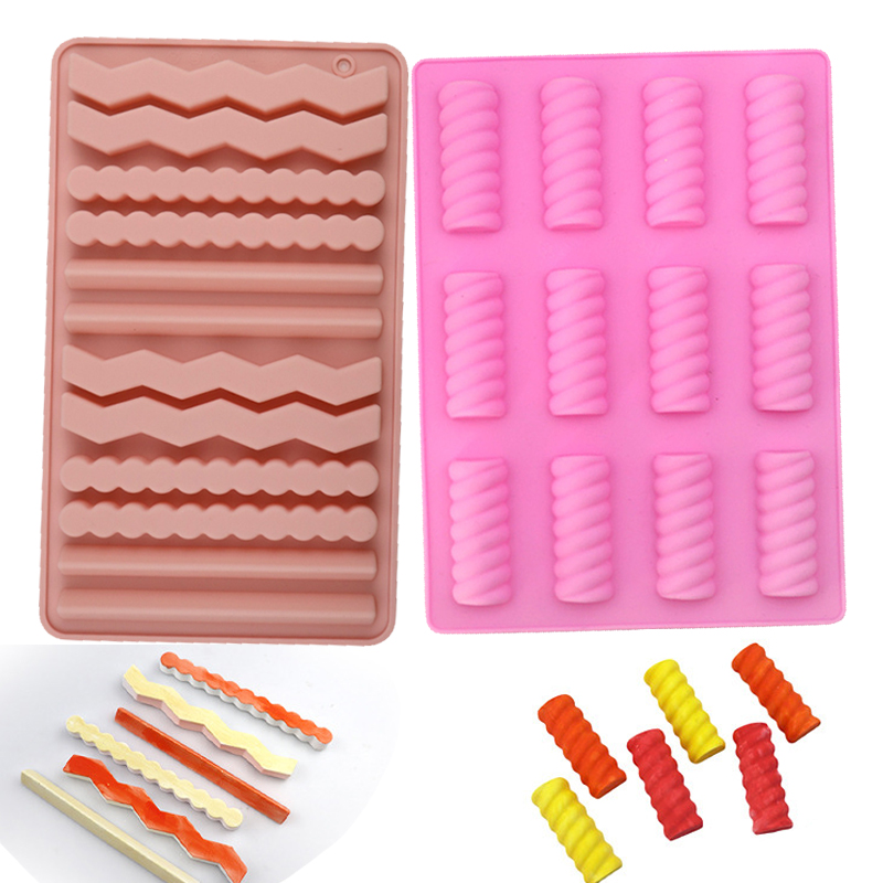 新しいチョコレートバーシリコーン型スティッククッキーベーキン - Silicone Mold Tray のレビューと価格