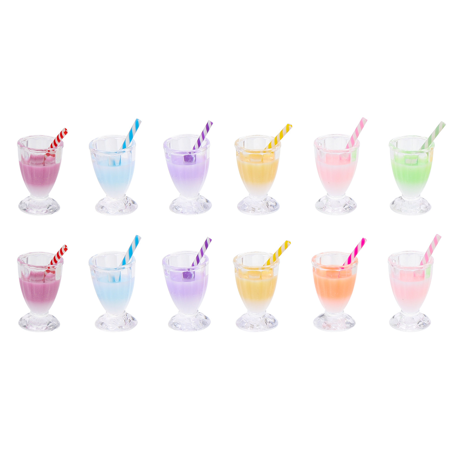 12個入り ミルクティーボトル型チャーム。レジン製の飲料チャ - Resin Crafts Diy のレビューと価格