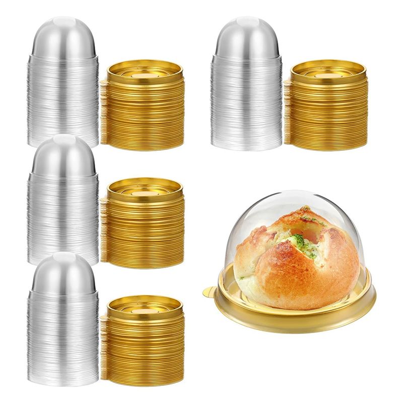 ABUN製、蓋付きシャルキュトリーボックス200個入り、ミニ - Dome Mold Clear のレビューと価格