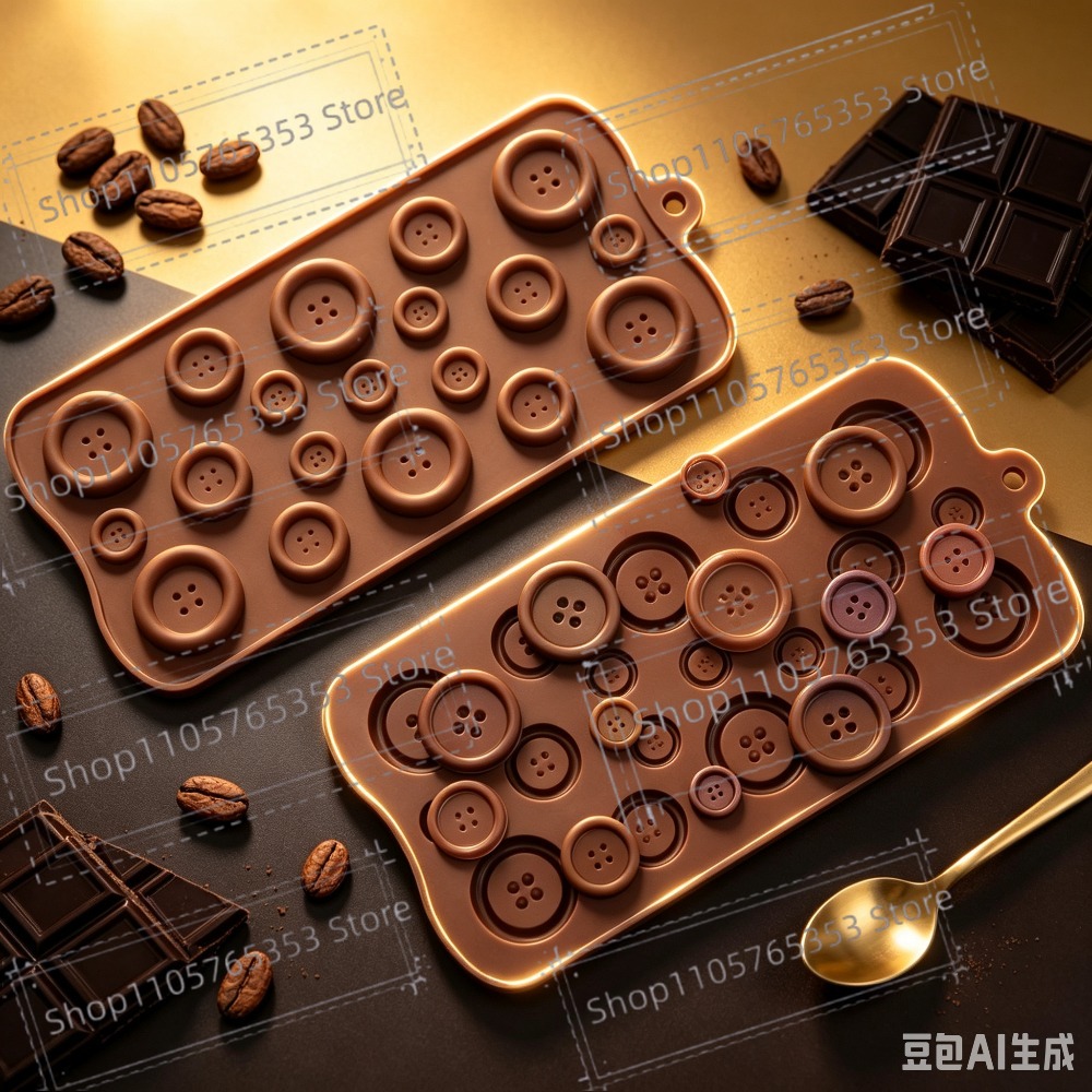 2026 チョコレートモールドトレイ ボタン型モールド DI - Silicone Mold Tray のレビューと価格