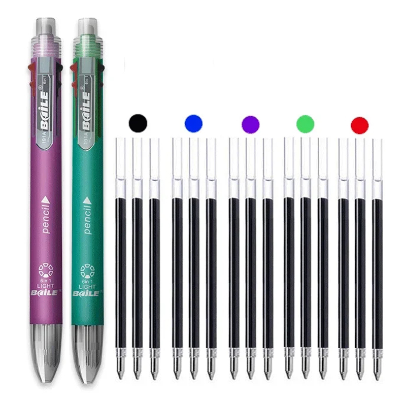 4/12本入り 6 in 1 マルチカラーペン ボールペンセ - Staedtler Pencil Lumocolor のレビューと価格