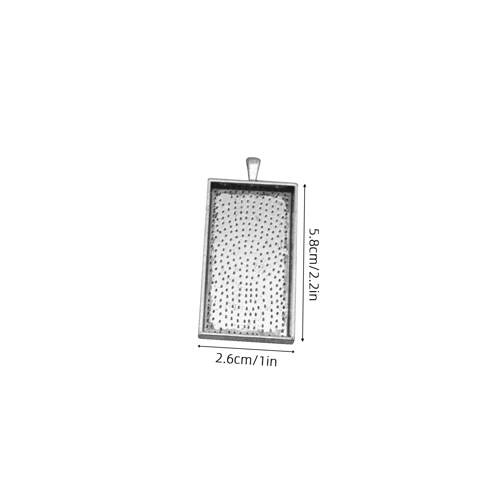 10個入り、合金製ペンダントトレイ、ヴィンテージスタイル、5 - Bezels Set Pendant のレビューと価格